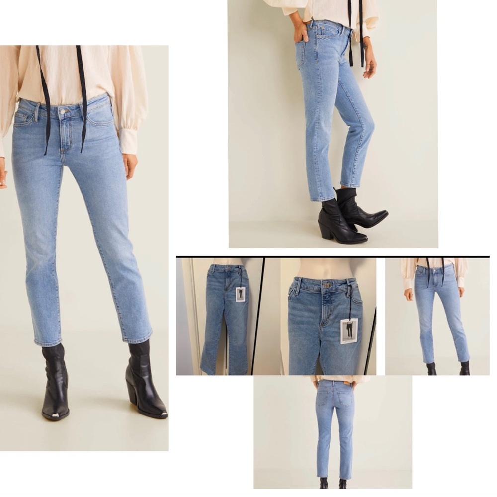 Cropped slim-fit